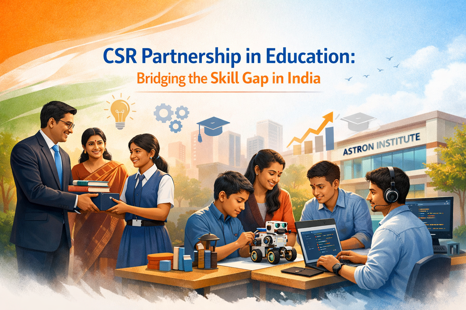 CSR Partnership in Education: Bridging the Skill Gap in India