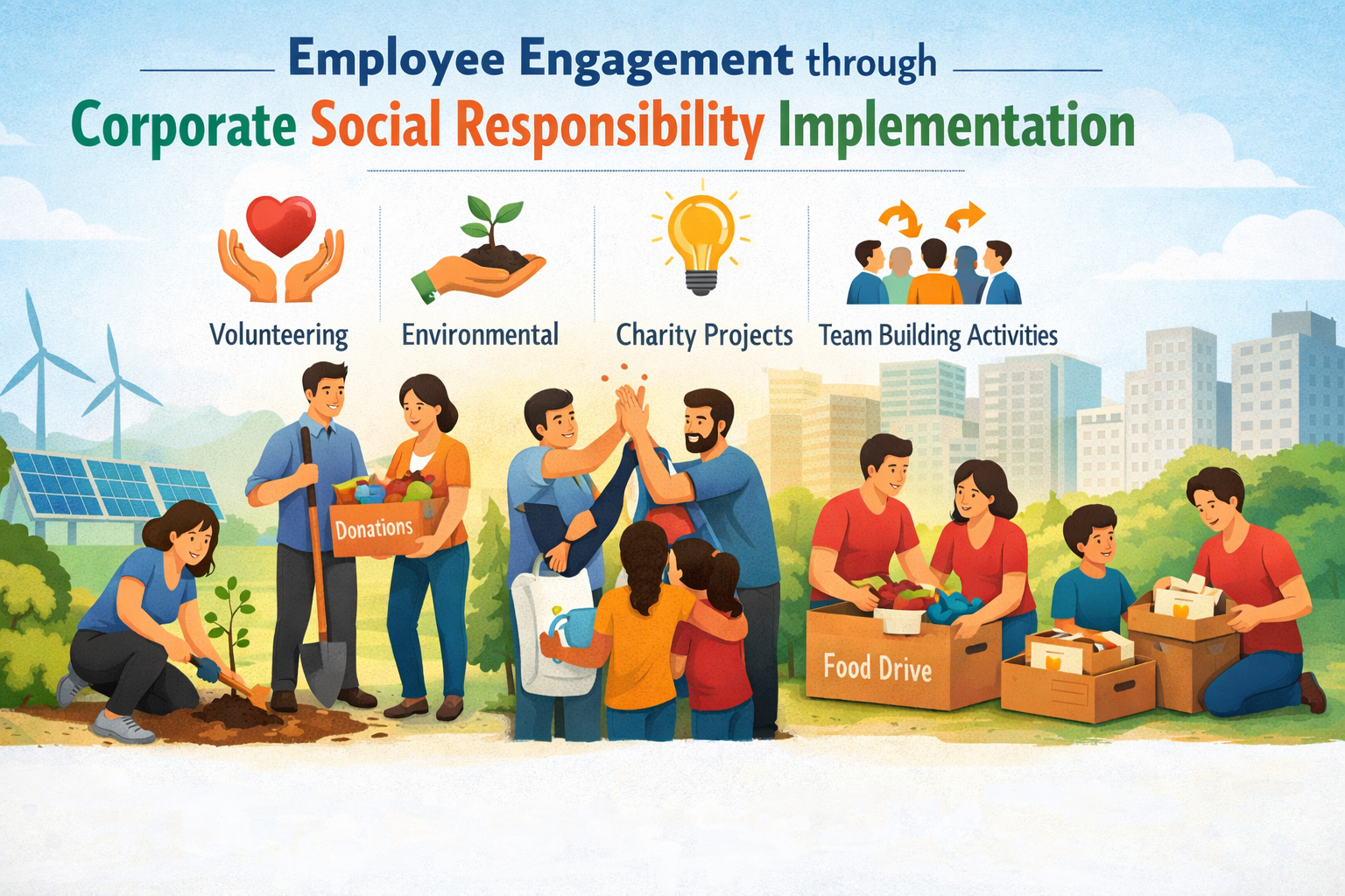 Employee Engagement through Corporate Social Responsibility Implementation