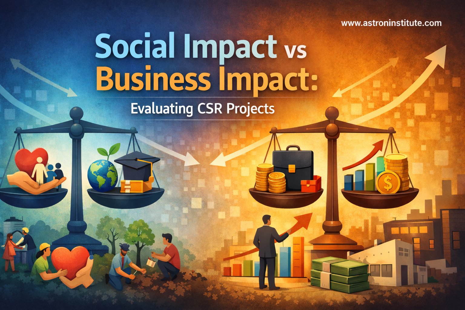 Social Impact vs Business Impact: Evaluating CSR Projects