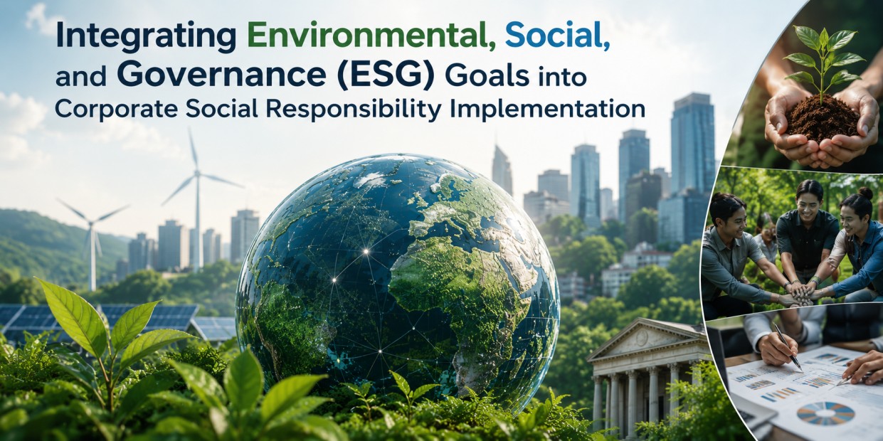 Integrating Environmental, Social, and Governance (ESG) Goals into Corporate Social Responsibility Implementation