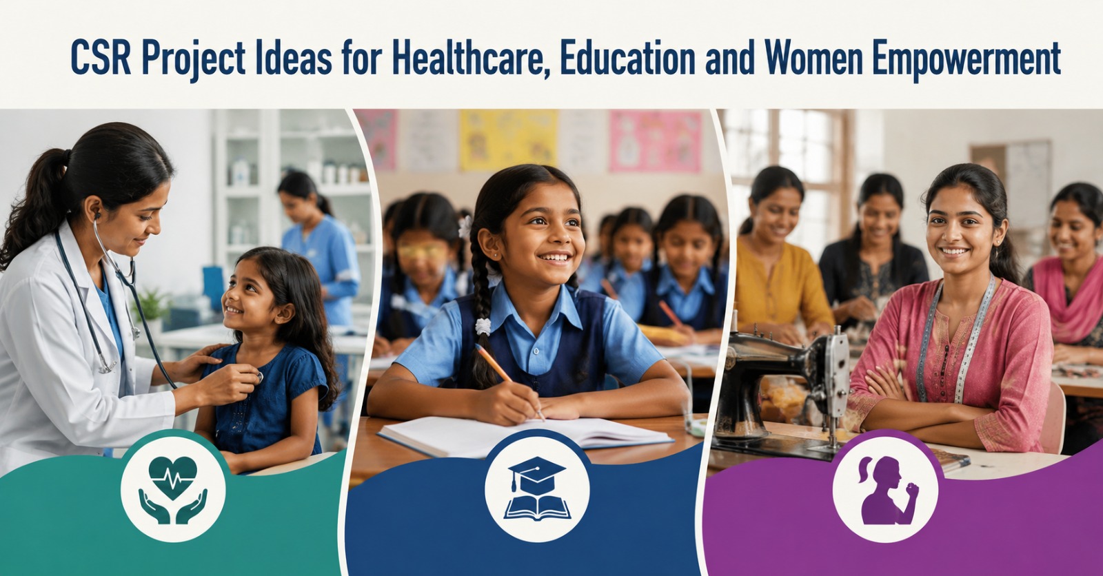 CSR Project Ideas for Healthcare, Education and Women Empowerment