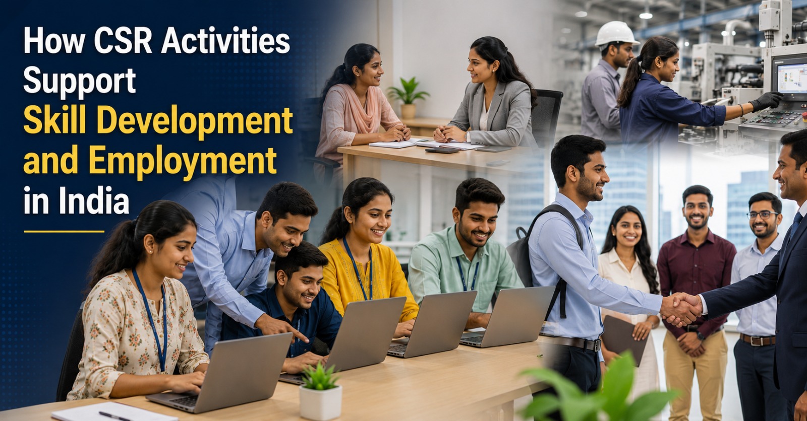 How CSR Activities Support Skill Development and Employment in India