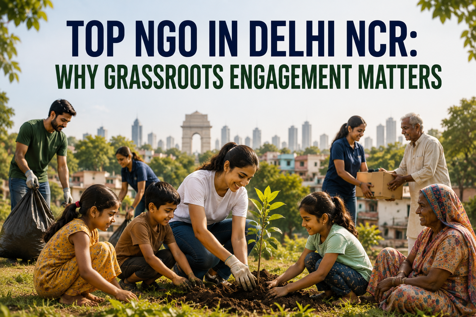 Top NGO in Delhi NCR: Why Grassroots Engagement Matters