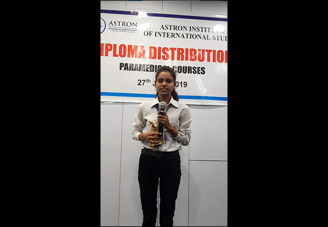 Astron Institute Our Students Speak